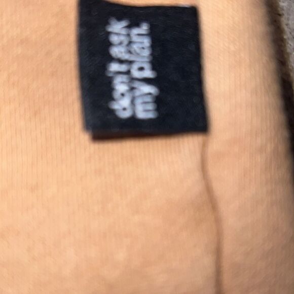 Damp Dont Ask my Plan Tan Turtleneck Sweatshirt Size XXL - Picture 4 of 10